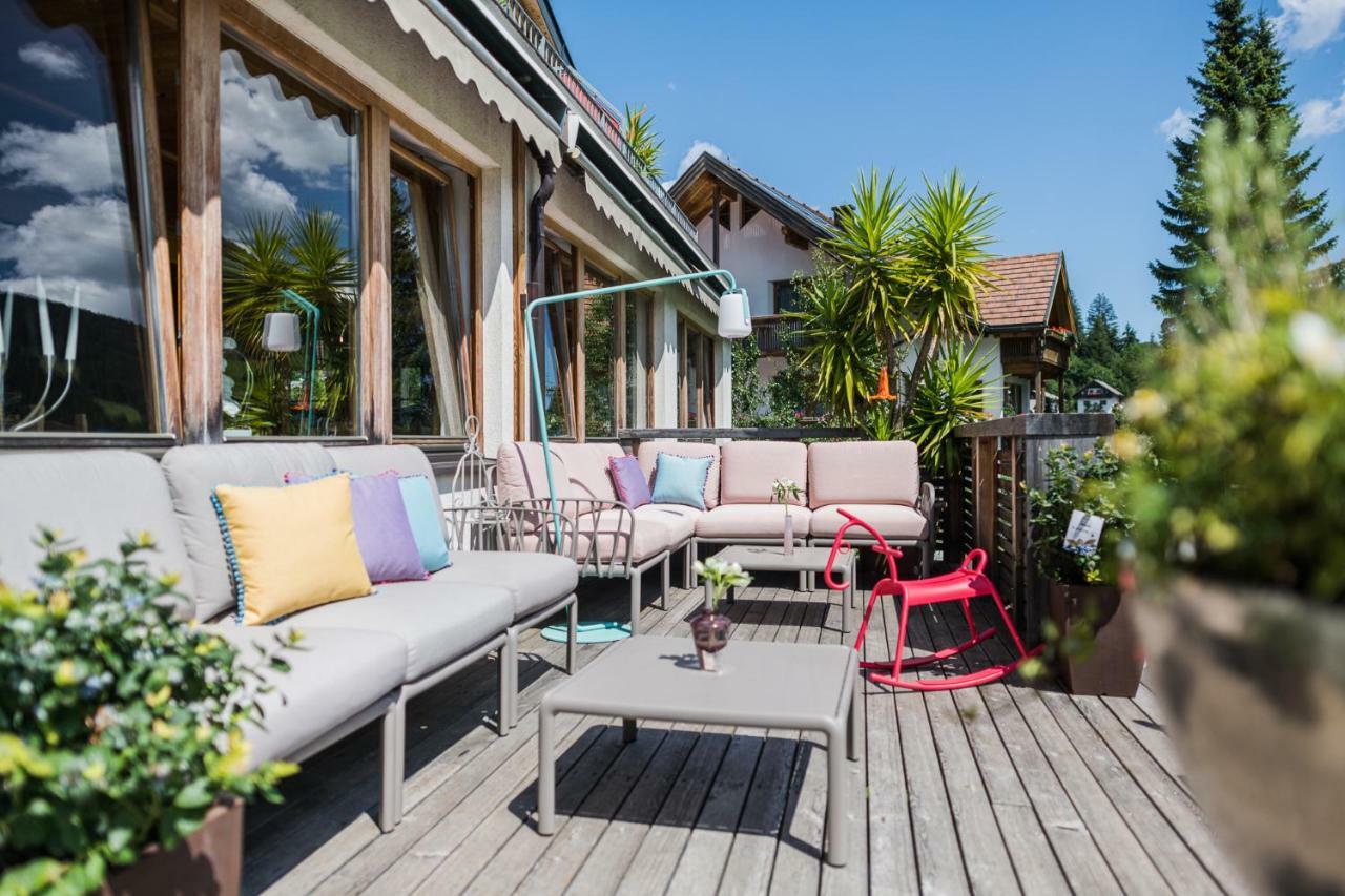 Helmhotel Innichen Buitenkant foto